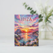 Ibiza Spanje Briefkaart (Staand voorkant)