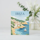 Ibiza Spanje Briefkaart (Staand voorkant)