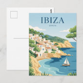 Ibiza Spanje Briefkaart (Voorkant / Achterkant)