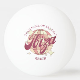 Ibiza Spanje City tafeltennis Pingpongbal
