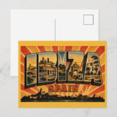 Ibiza Spanje Dalt Vila Citadel Briefkaart (Voorkant / Achterkant)