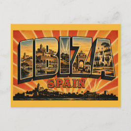 Ibiza Spanje Dalt Vila Citadel Briefkaart