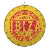 IBIZA Spanje dart board Dartbord (Voorkant)