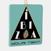 Ibiza Spanje logo moderne inrichting Keramisch Ornament (Rechts)