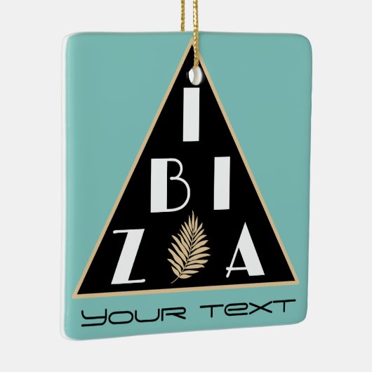 Ibiza Spanje logo moderne inrichting Keramisch Ornament (Rechts)