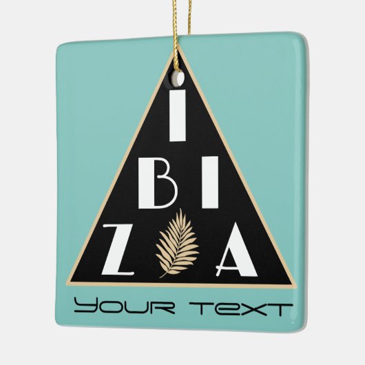 Ibiza Spanje logo moderne inrichting Keramisch Ornament (Links)