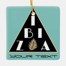 Ibiza Spanje logo moderne inrichting Keramisch Ornament