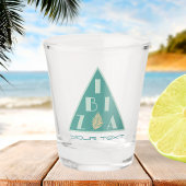 Ibiza Spanje logo moderne strandbar Shot Glas