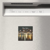 Ibiza Spanje Nighttime Koelkast Magnet Verander Ja (Insitu (Vaatwasser))