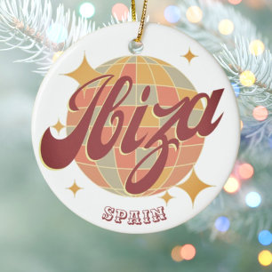 Ibiza Spanje Party Disco bal Retro  Keramisch Ornament
