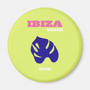 Ibiza, Spanje, Reiskunst, Preppy, Groen Magneet