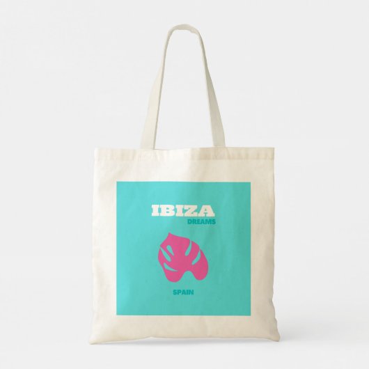 Ibiza, Spanje, Reiskunst, Preppy Kamer Tote Bag (Achterkant)