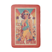 Ibiza, Spanje Reisposter Badmat (Voorkant Verticaal)