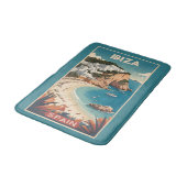 Ibiza, Spanje Reisposter Badmat (Gekanteld)