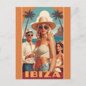 Ibiza, Spanje Reisposter Briefkaart (Voorkant)