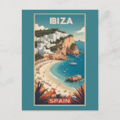 Ibiza, Spanje Reisposter Briefkaart (Voorkant)