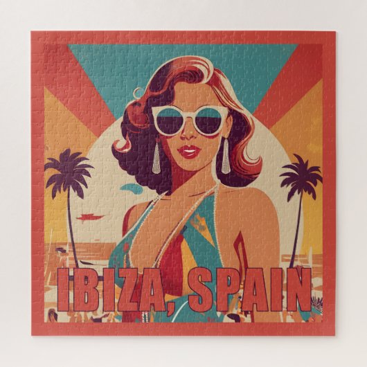Ibiza, Spanje Reisposter Legpuzzel (Verticaal)