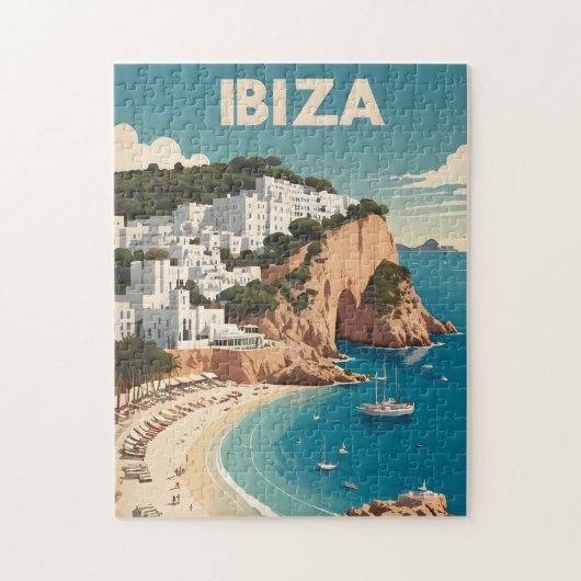 Ibiza, Spanje Reisposter Legpuzzel (Verticaal)