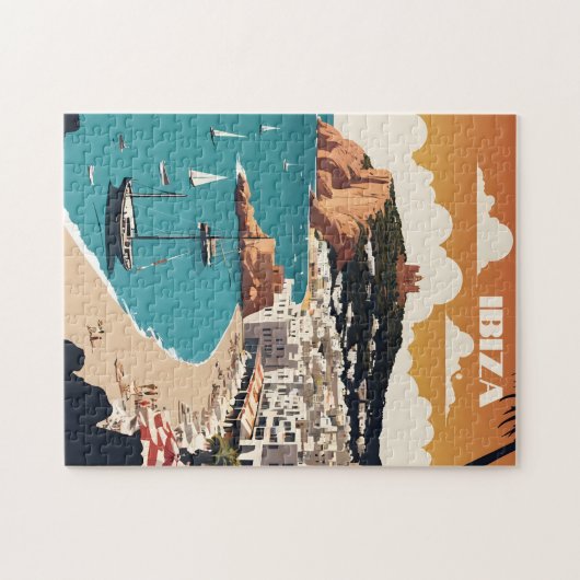 Ibiza, Spanje Reisposter Legpuzzel (Horizontaal)