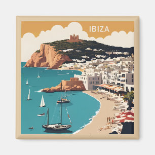 Ibiza, Spanje Reisposter Magneet