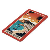 Ibiza, Spanje Reisposter Magneet (Linkerzijde)