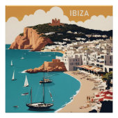 Ibiza, Spanje Reisposter Perfect Poster (Voorkant)