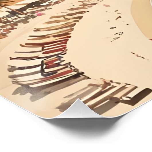 Ibiza, Spanje Reisposter Perfect Poster (Hoek)