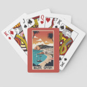 Ibiza, Spanje Reisposter Pokerkaarten (Achterkant)