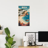Ibiza, Spanje Reisposter Poster (Thuiskantoor)