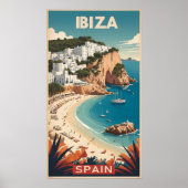 Ibiza, Spanje Reisposter Poster (Voorkant)