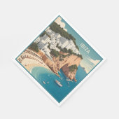 Ibiza, Spanje Reisposter Servet (Hoek)