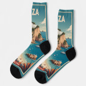 Ibiza, Spanje Reisposter Sokken (Links)