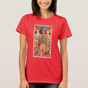 Ibiza, Spanje Reisposter T-shirt