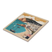 Ibiza, Spanje Reisposter Tegeltje (Zijkant)