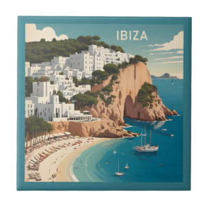 Ibiza, Spanje Reisposter Tegeltje