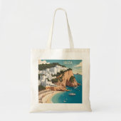 Ibiza, Spanje Reisposter Tote Bag (Voorkant)