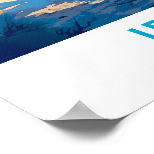 Ibiza Spanje Reisprint Poster (Hoek)