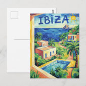 Ibiza Spanje Reizen Briefkaart (Voorkant / Achterkant)