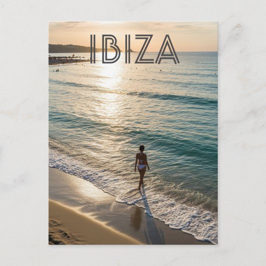 Ibiza Spanje Reizen Briefkaart (Voorkant)