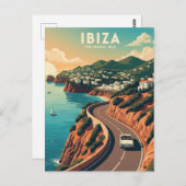 Ibiza Spanje Reizen Briefkaart (Voorkant / Achterkant)