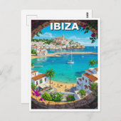 Ibiza Spanje Reizen Briefkaart