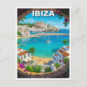 Ibiza Spanje Reizen Briefkaart (Voorkant)