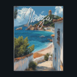 Ibiza Spanje Reizen Briefkaart -  stijl<br><div class="desc">Ontdek het mooie Ibiza met dit  reisposter briefkaart. Perfect voor dwallust liefhebbers!</div>