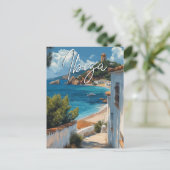 Ibiza Spanje Reizen Briefkaart -  stijl (Staand voorkant)