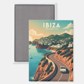  Ibiza Spanje Reizen Magneet (Voorkant / Achterkant)