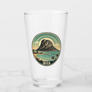 Ibiza Spanje Rock of Es Vedra Travel Art Badge Glas