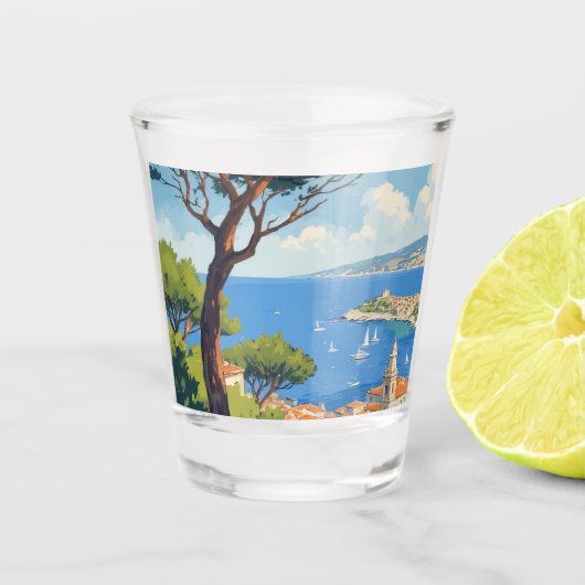 Ibiza Spanje Shot Glas (Voorkant)