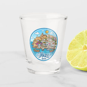 Ibiza Spanje Shot Glas
