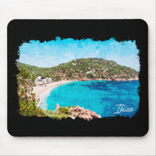 Ibiza Spanje Strand Landschap Reizen Muismat