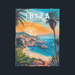 Ibiza Spanje Travel Art Vintage Fleece Deken<br><div class="desc">Ibiza retro vector reisontwerp. Ibiza is een van de Balearen,  een archipel van Spanje in het mediterrane Zee.</div>
